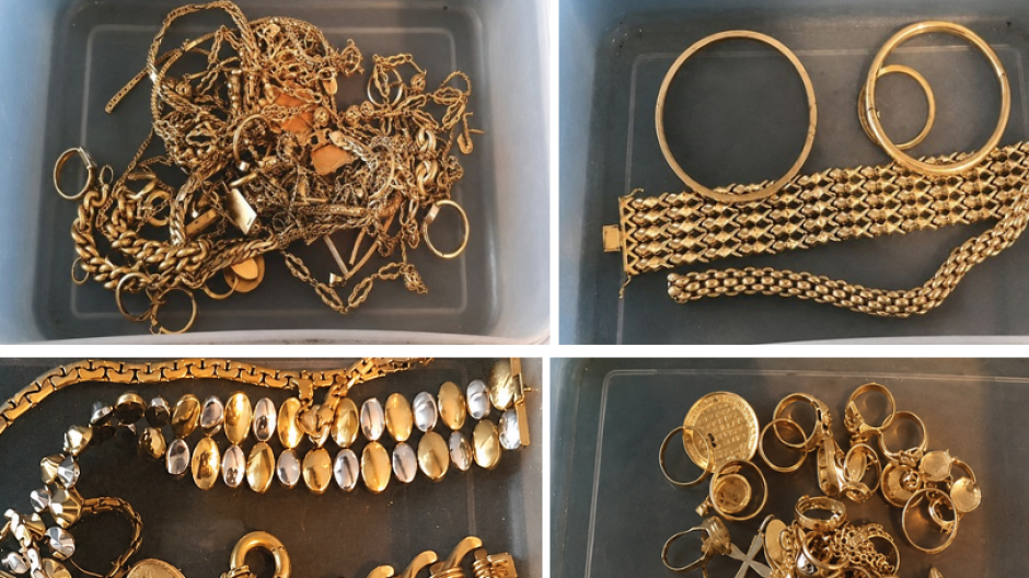Contrabbando d'oro tra Italia e Svizzera: sequestrati 230 chili di gioielli